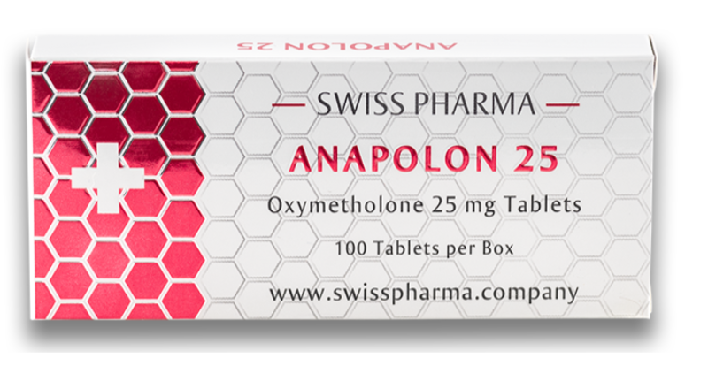 Swiss Pharma Anapolon 25mg 100 Tablet