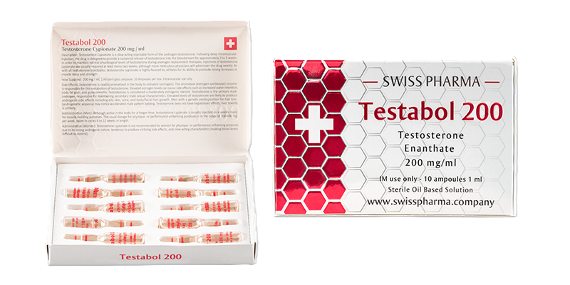 Swiss Pharma Testosterone Cypionate 200 Mg 10 Ampul