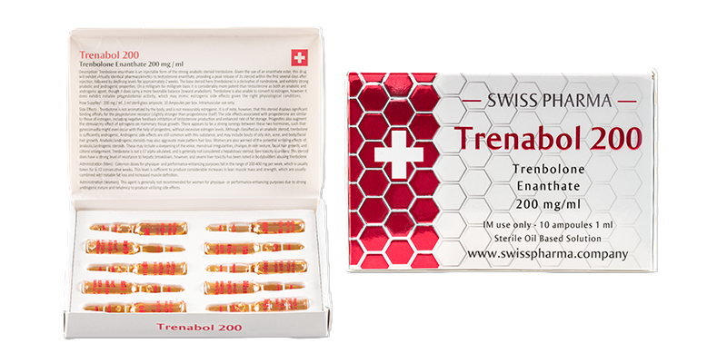 Swiss Pharma Trenbolon Enanthate 200mg 10 Ampul